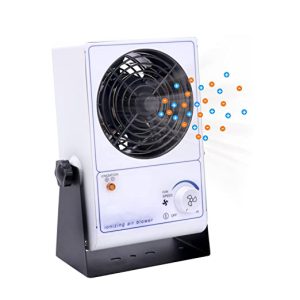 Glove Box Static Eliminator Desktop Ionizing Air Blower ESD Ionizer Fan